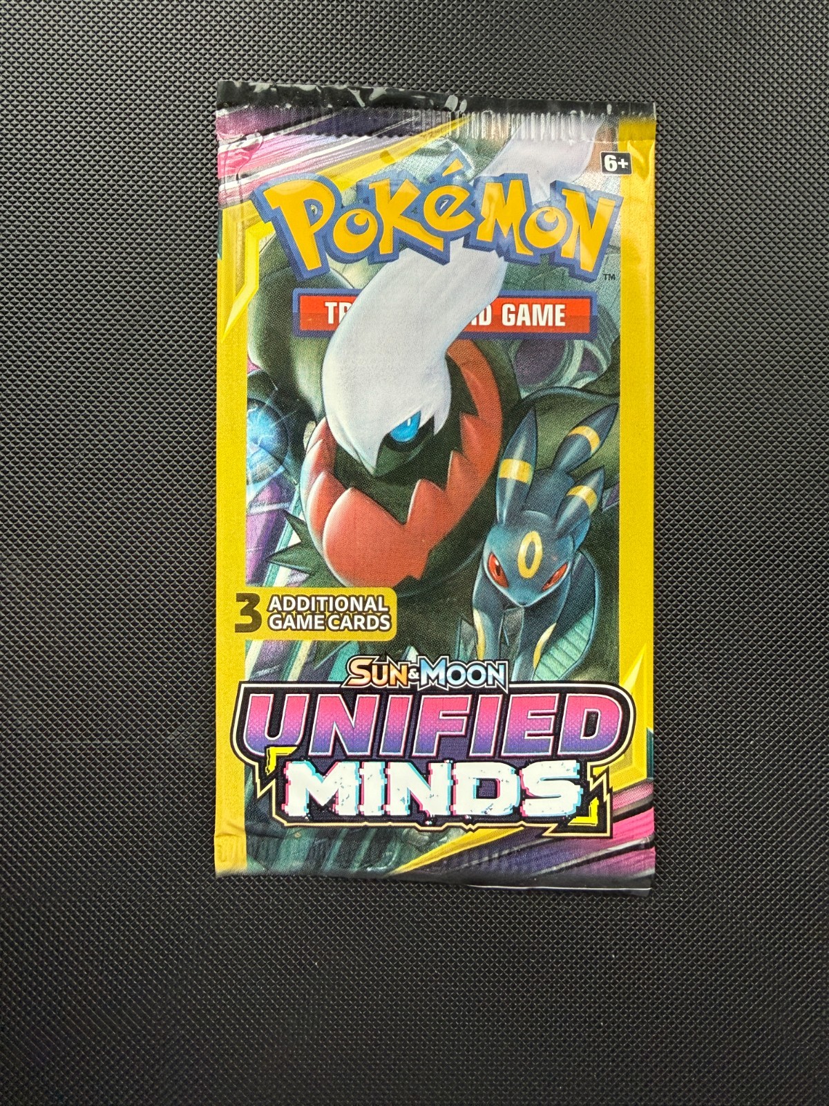 Unified Minds 3-Card Booster Pack Sun & Moon Sealed Pokemon