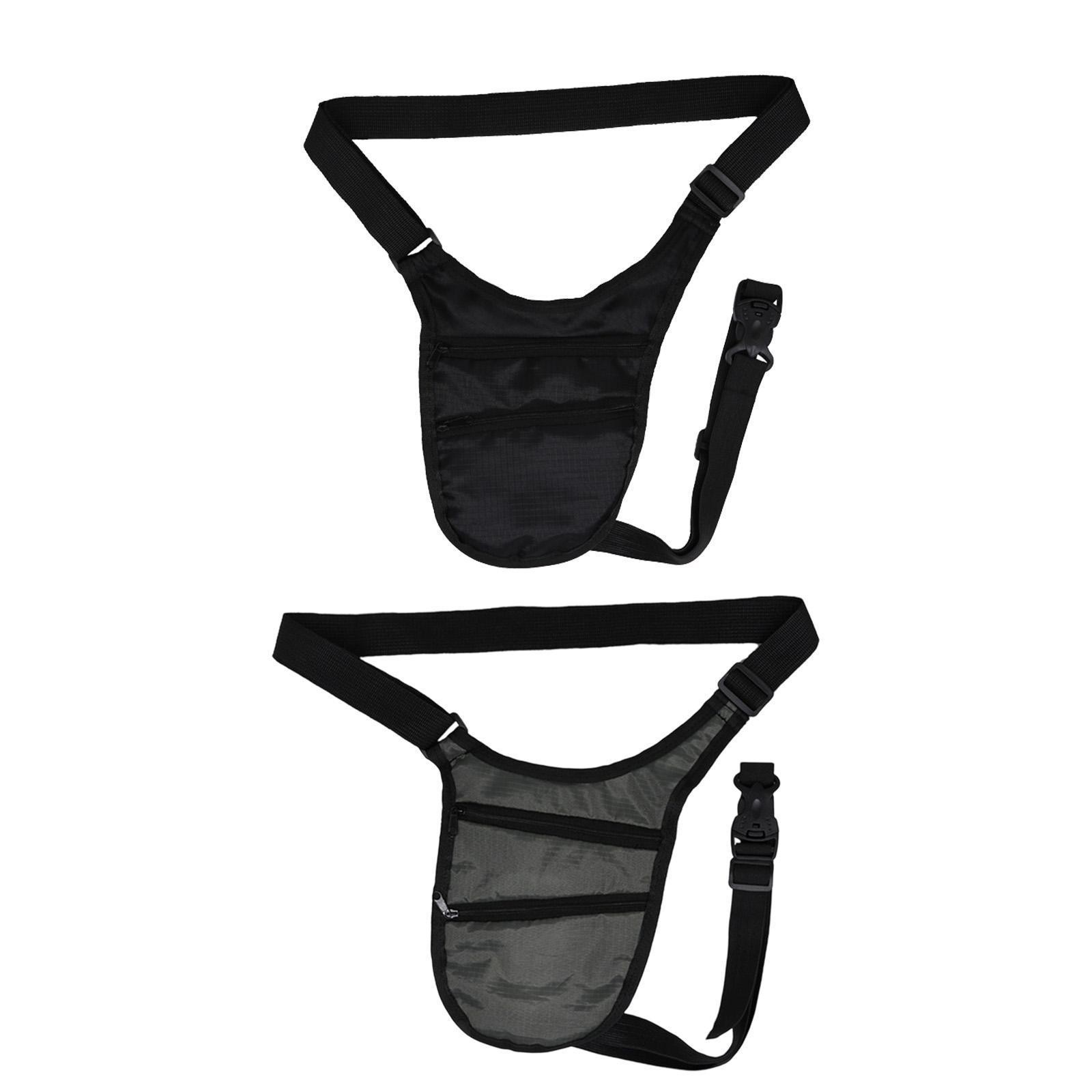 Underarm Bag Under Clothes Bag Crossbody Money Belt Portable Multi Pockets