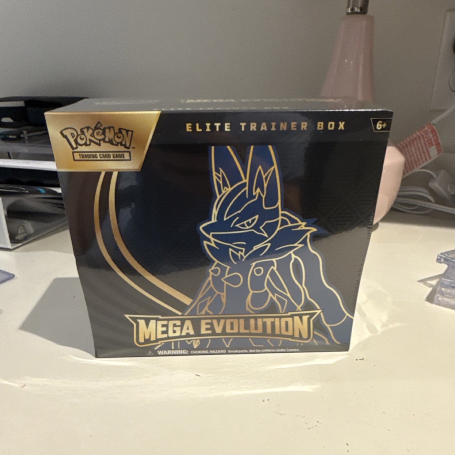 Pokémon TCG Elite Trainer Box Mega Evolution Lucario Promo 9 Packs English