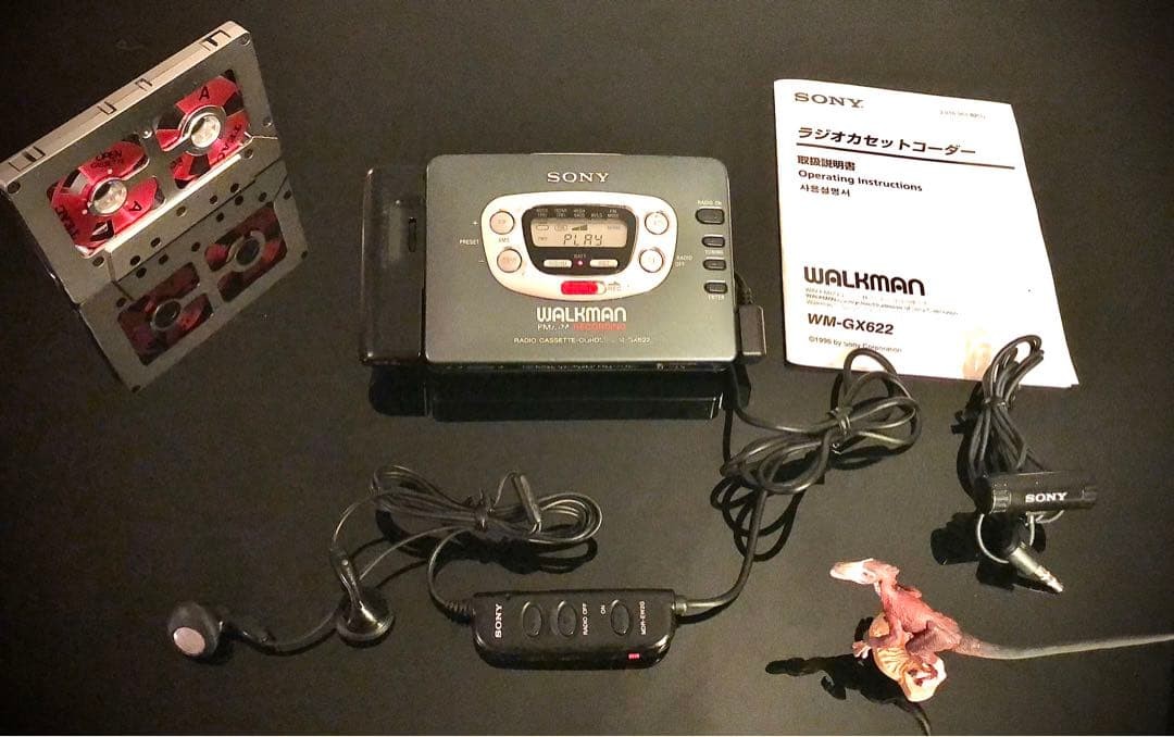 Cassette Walkman Sony WM-GX622 Recording Function Serviced Fully Operational