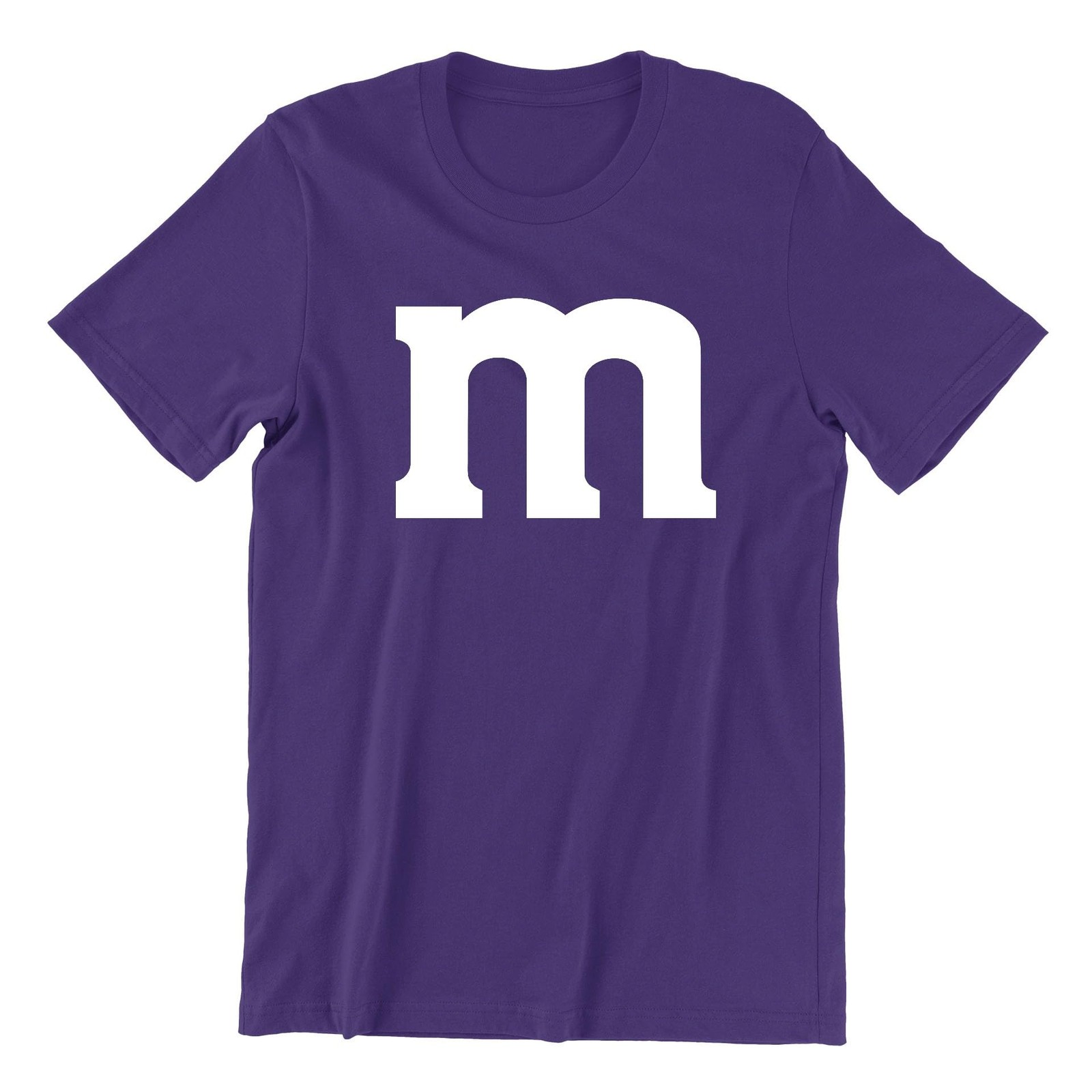 Halloween Team Men's Funny T-Shirt Purple Size M Party Costume - Group