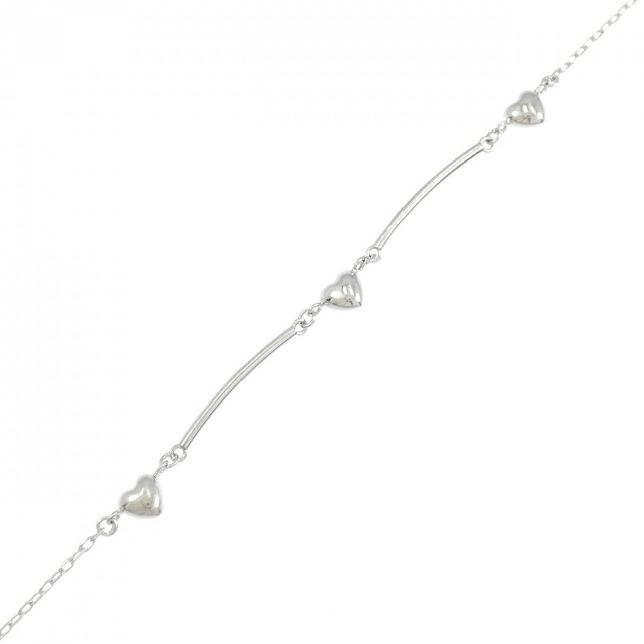 Authentic K18WG Heart Bracelet #260-008-062-5001