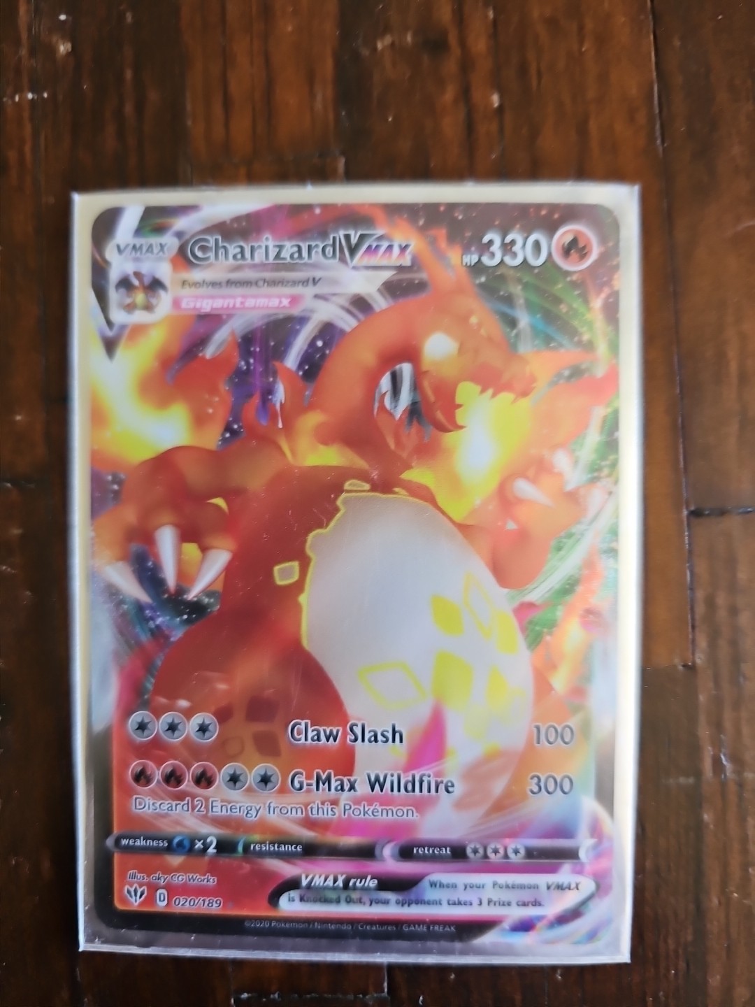 Pokémon TCG Charizard VMAX Holo Ultra Rare