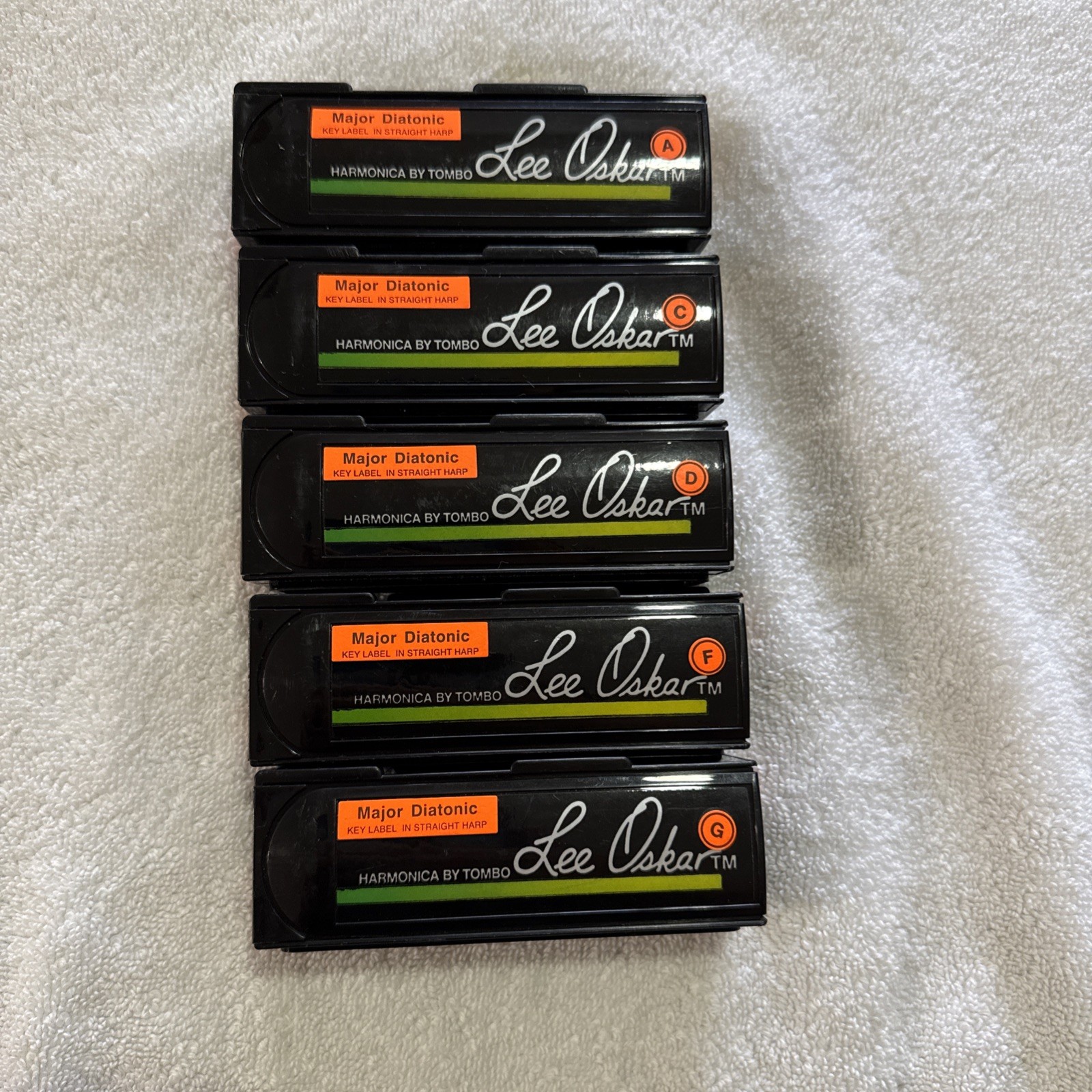 Lee Oskar Major Diatonic Harmonica - Key of A C D F G Great Condition