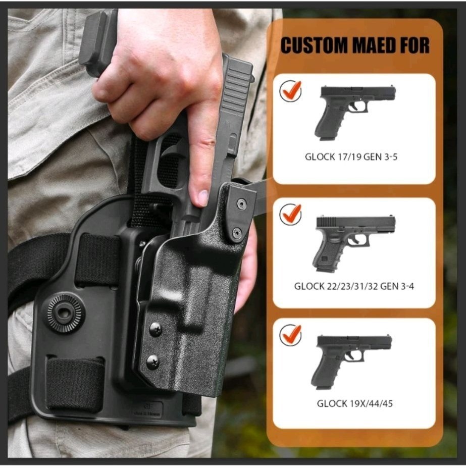 Adjustable Tactical Drop Leg Holster Level 11 For Glock 17/19/22/23/31/32/44/45