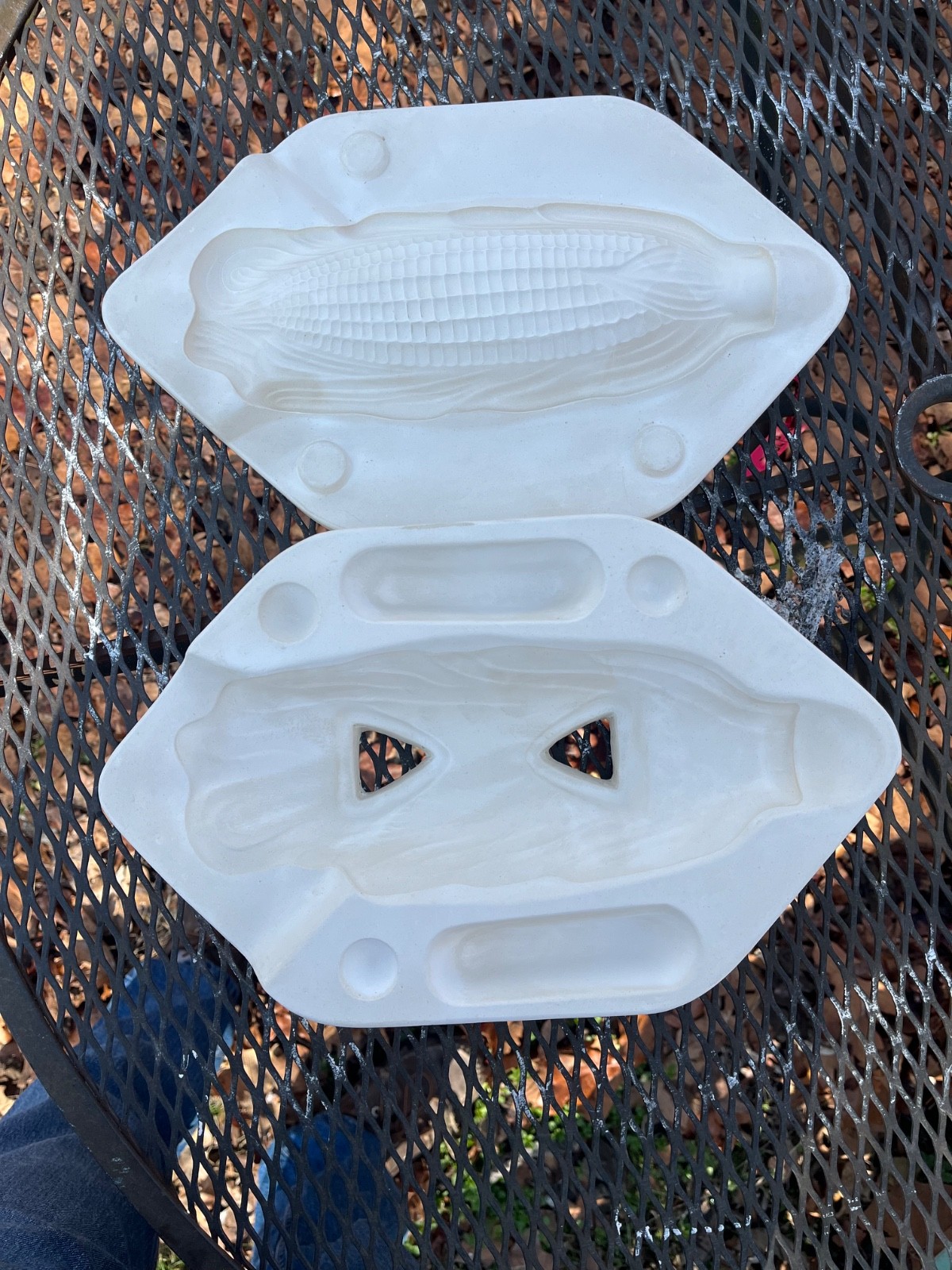 Corn Shaped Dish Duncan DM303 Vintage Ceramic Slip Casting Mold