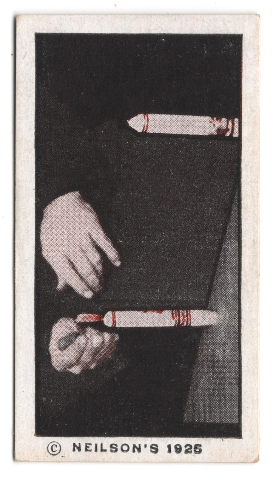 1925 Magic Tricks Trading Card V66 Neilson’s Chocolate Trixie Trix #14 Magician