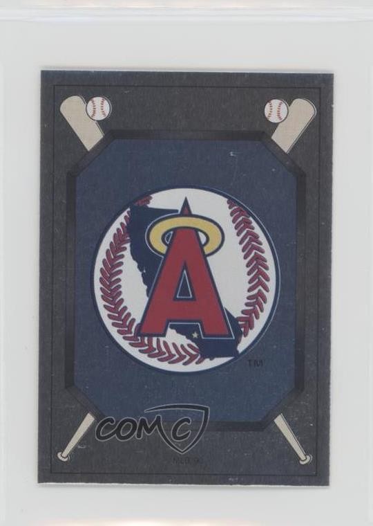 1990 Panini Album Stickers Los Angeles Angels California Angels Team #35 0j9e