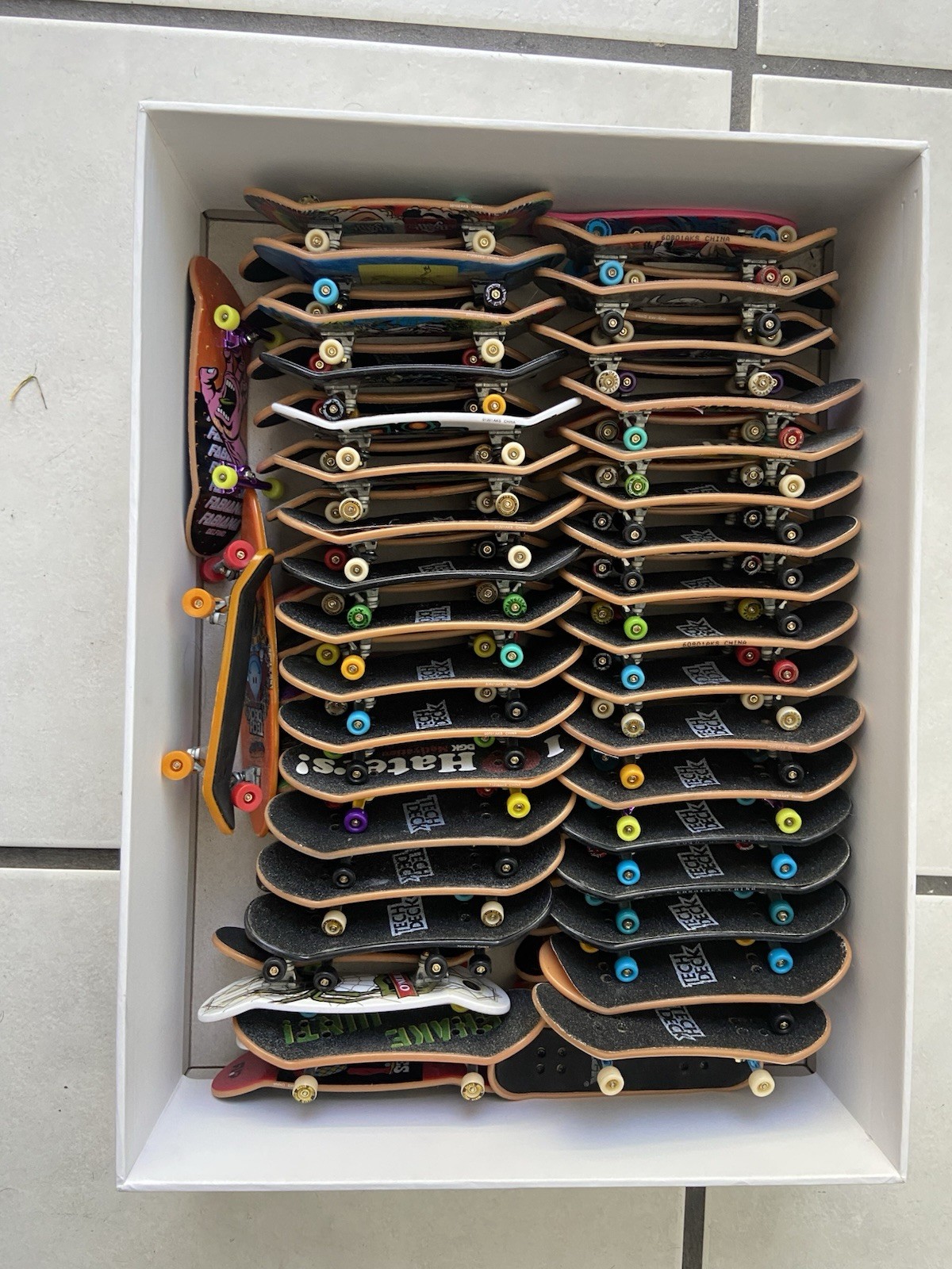 Tech Deck Lot of 75+ Assorted Fingerboards 
