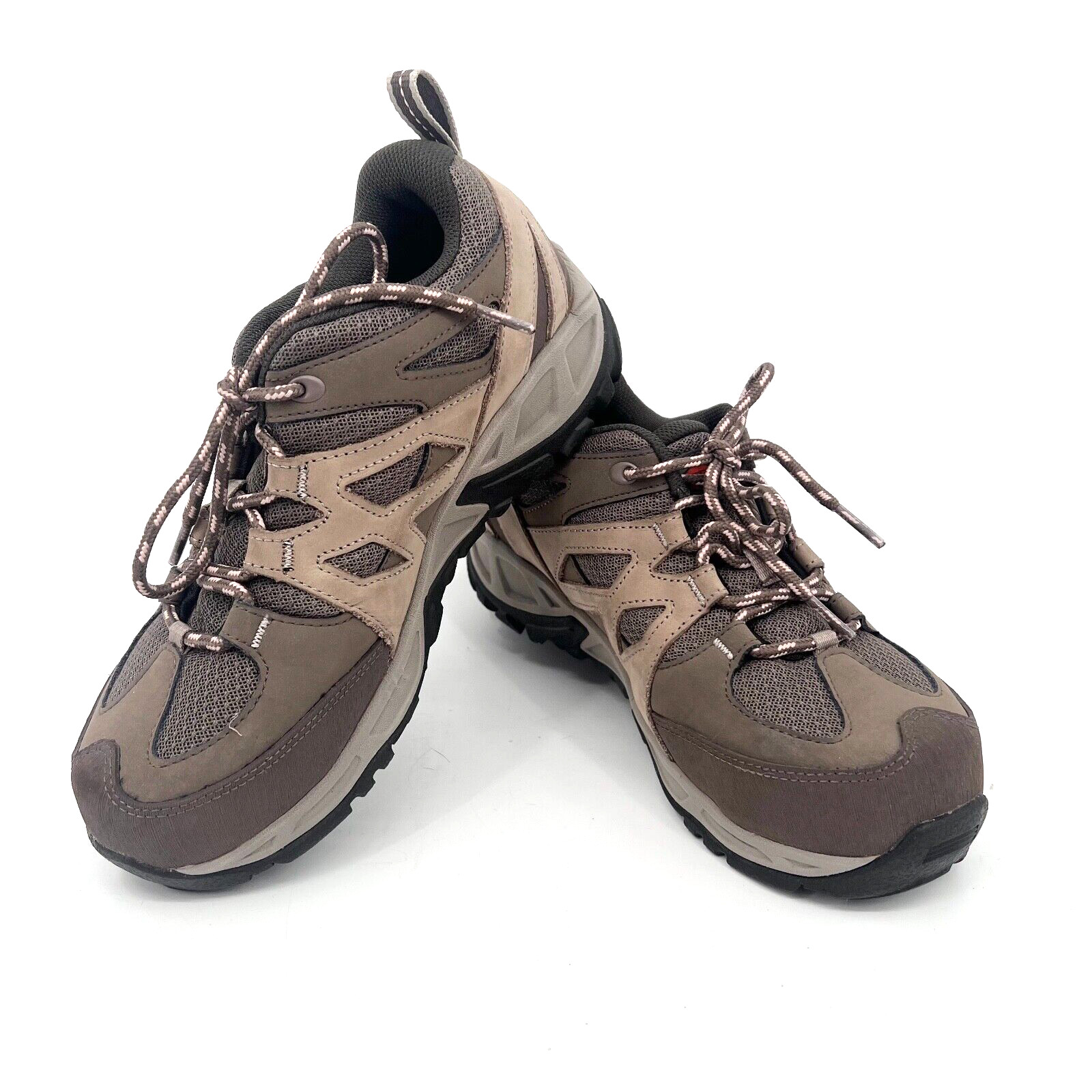 MERRELL Work Women's Sz 6.5M Brown Alloy Toe Air Cushion Select Grip Work Shoes