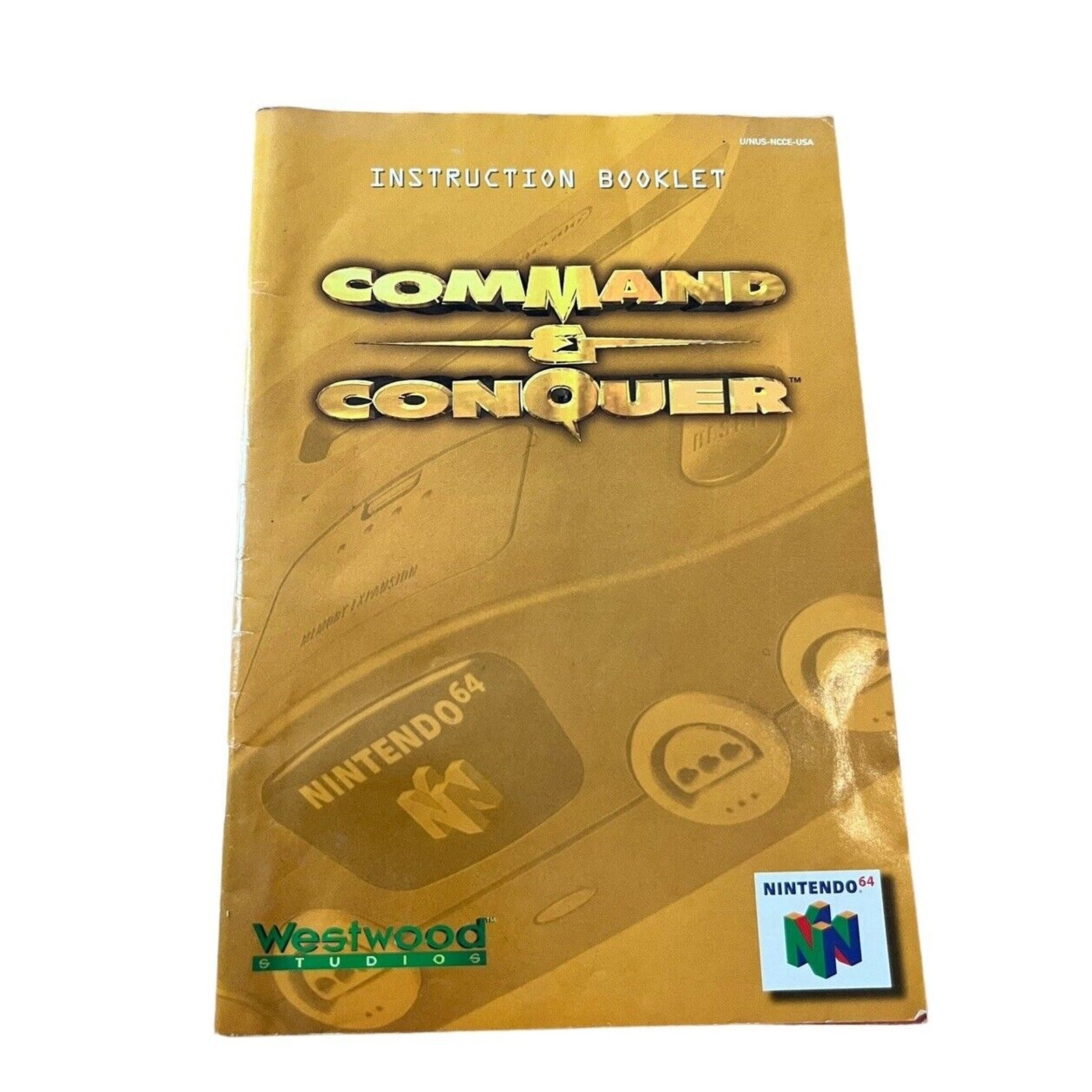 Command & Conquer Instruction Booklet Manual Nintendo 64 N64, 1999