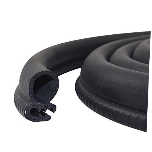  Automotive Door Weather Stripping Car Door Rubber Edge Trim Seal Strip 32.8Ft