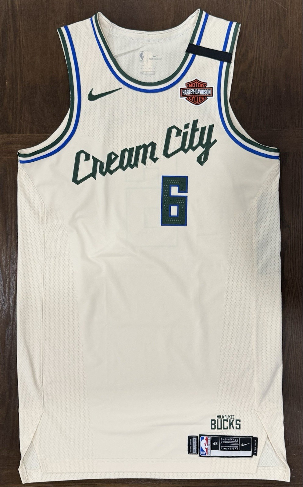 2019-20 Milwaukee Bucks City Edition Game Worn Eric Bledsoe Jersey
