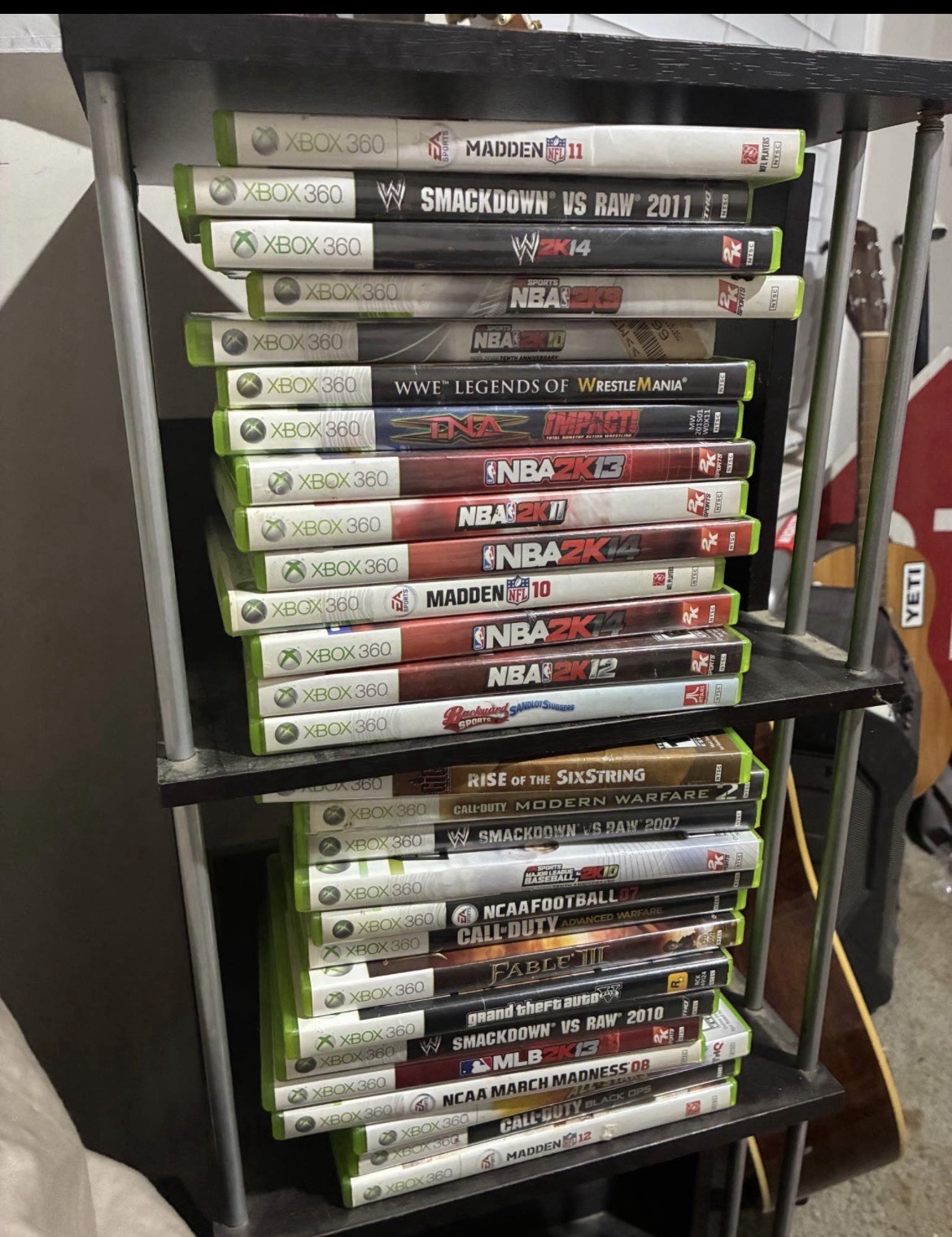 Xbox 360 Game Lot Madden NBA WWE NFL Sports Action Shooter 2K EA Activision