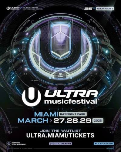 3-DAY GA Tickets - Ultra Music Festival - UMF Miami 2026 Wristbands