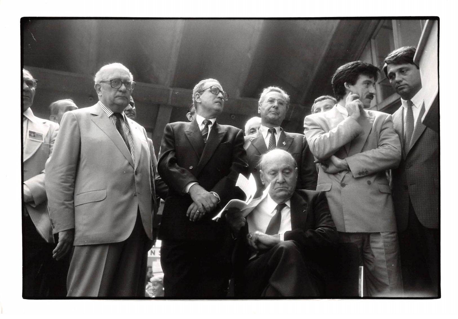 Press Photo MLE10296 Approximately 25x18 Cm 1987 Nice Pieds-Noirs Gathering