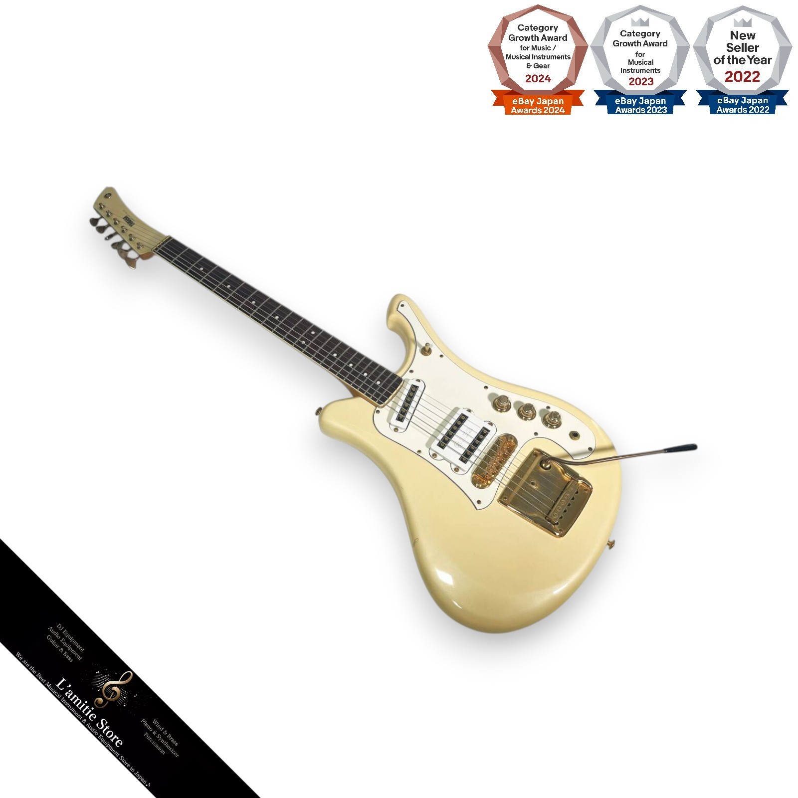 Yamaha SG7 20th Anniversary Pearl White Electric Guitar 6String