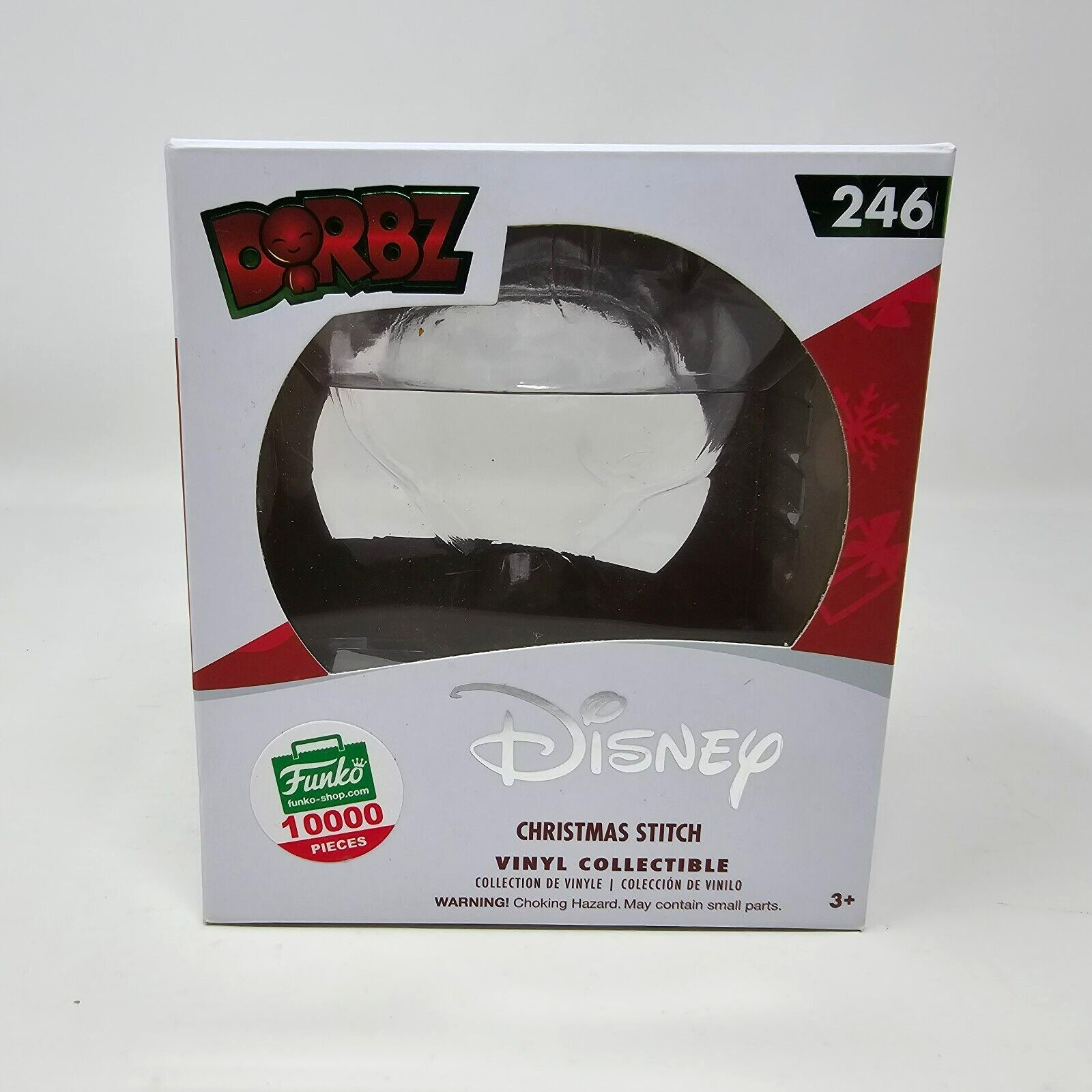 Funko Dorbz Disney Christmas Stitch #246 Shop Exclusive Box Only No Figure