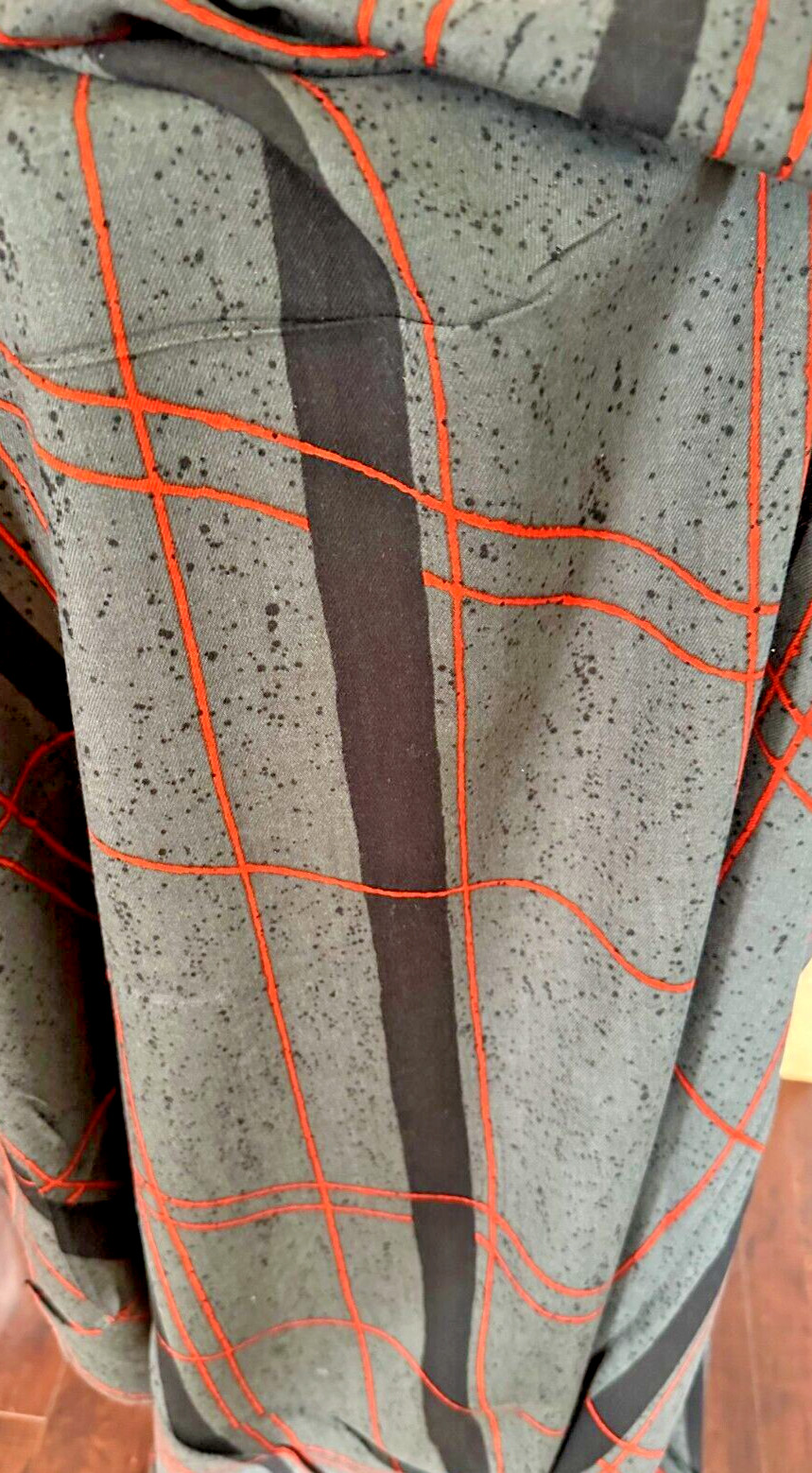 80s Light W Urban Grid Jacquard Retro Tailoring & Upcycling Tresure 4.5yds 52"W