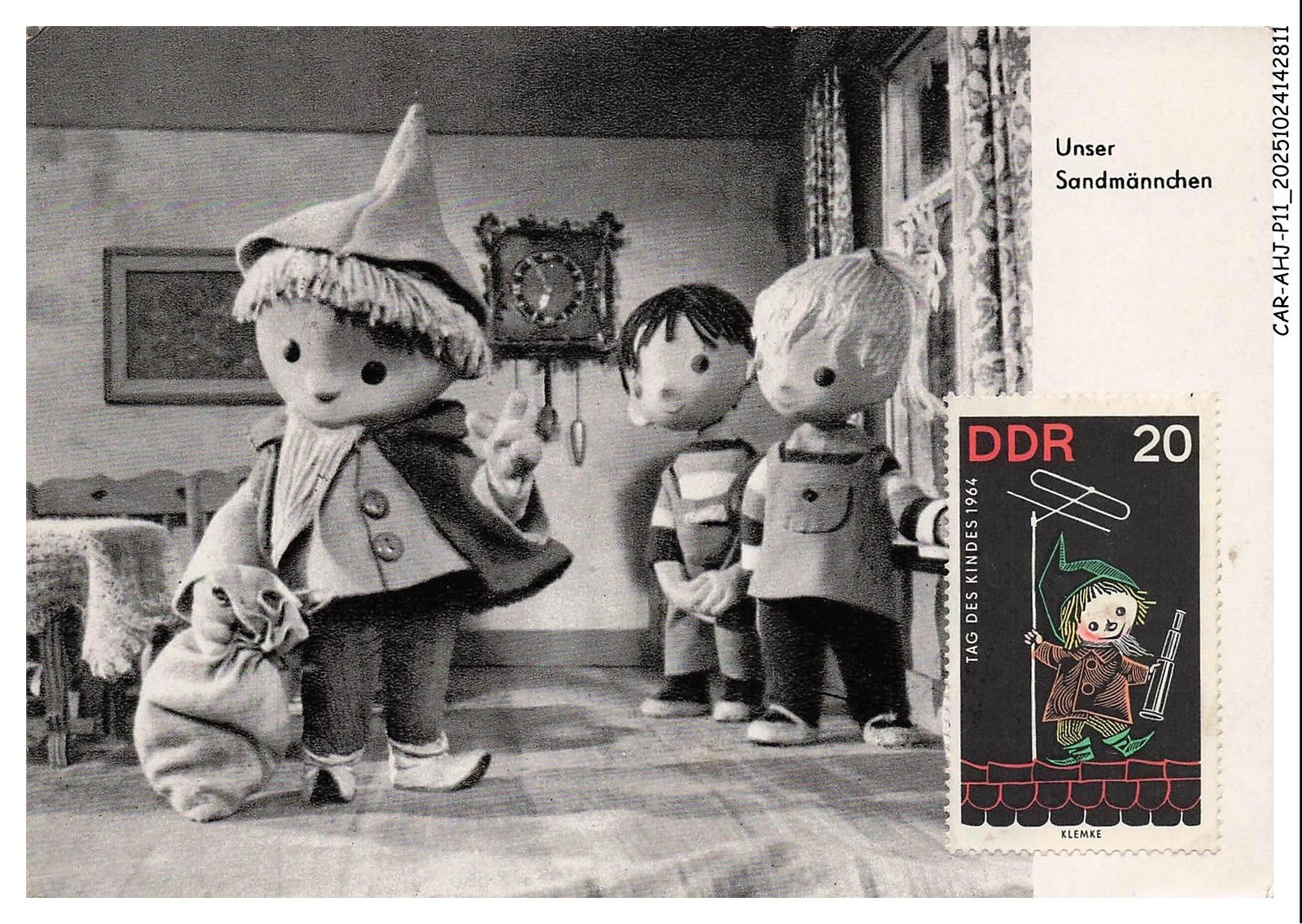 CAR-AHJP11-0498-CARD-MAXIMUM - GERMANY - Our - Sandman - 1964