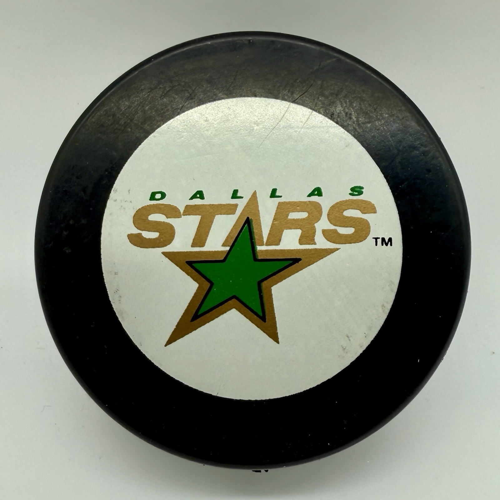 Official NHL Dallas Stars Hockey Puck Vintage 1990s Vegum