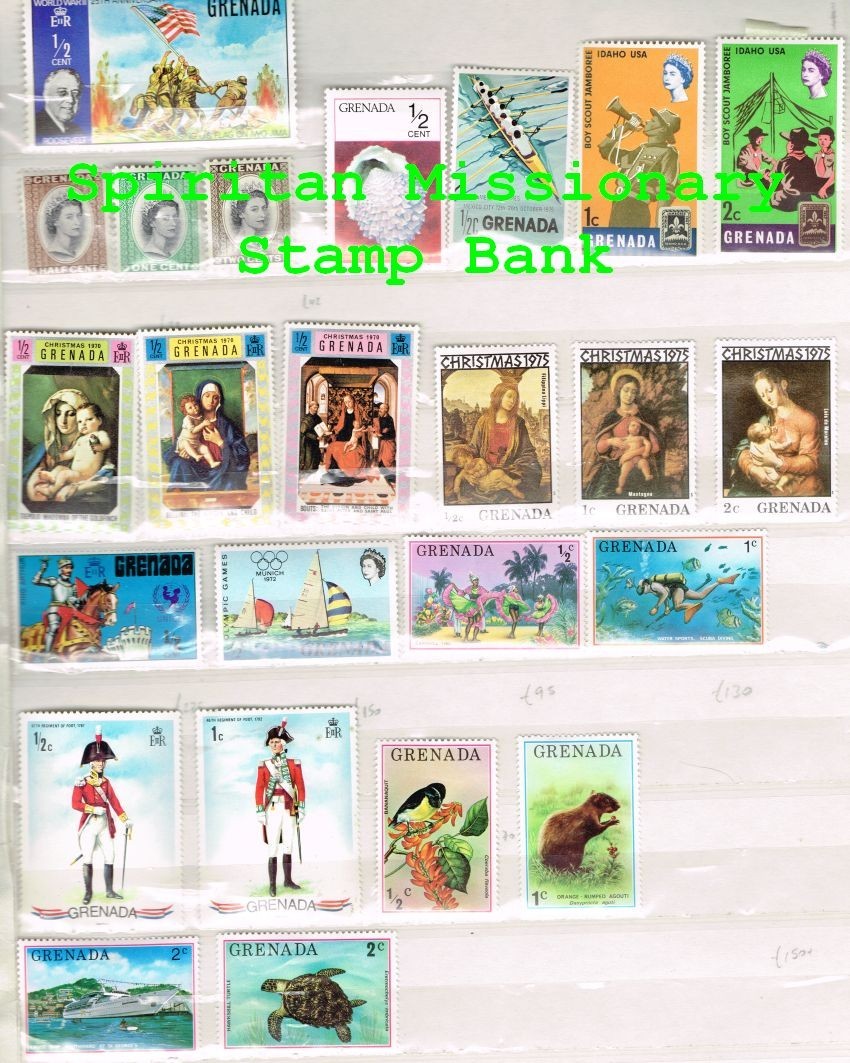 Grenada Stamps: 24 Mint Hinged Postage (11-723)