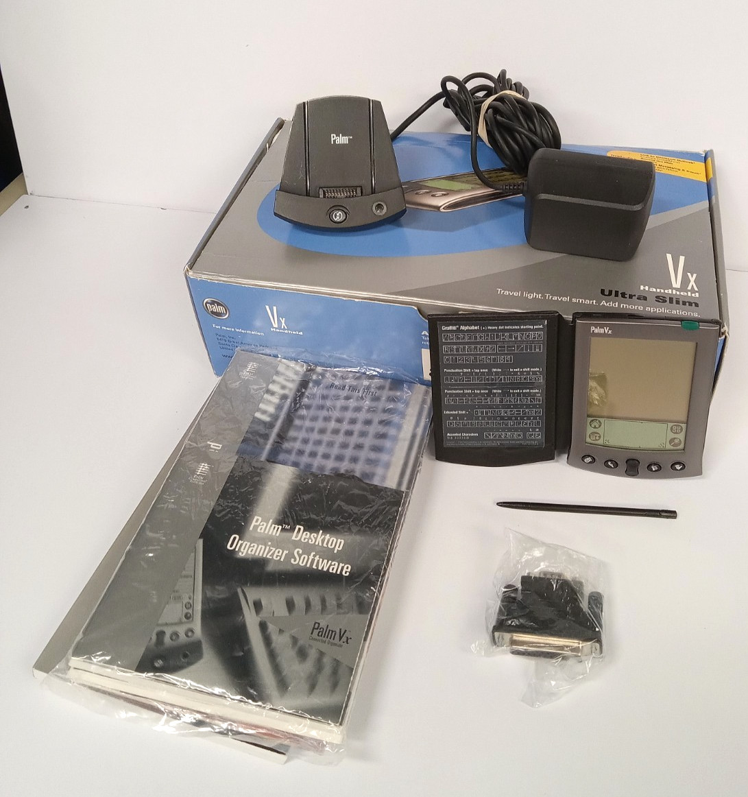 Palm Vx Ultra Slim PDA Personal Organizer - CIB Complete in Box, *READ!*