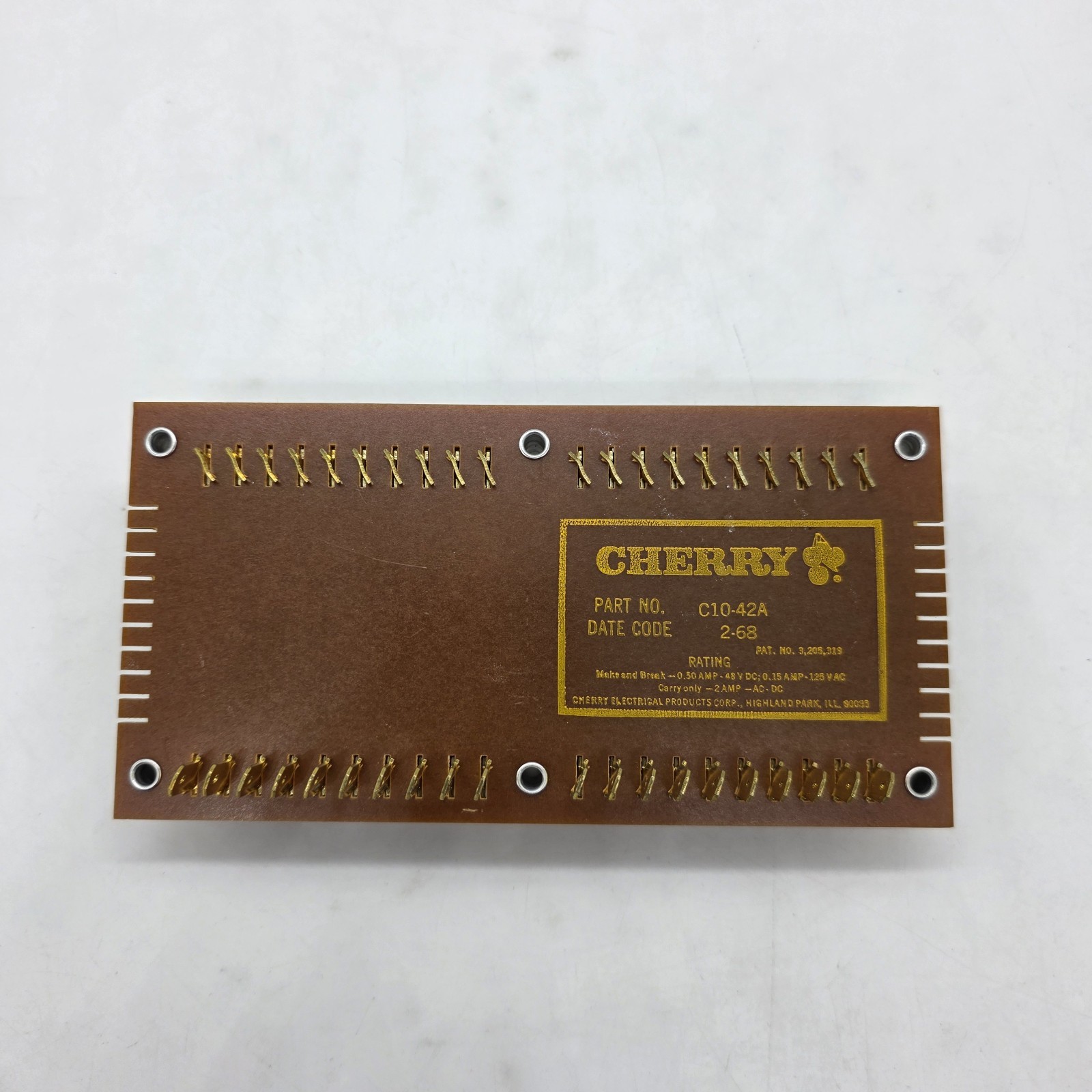 Cherry matrix switch module synthesizer slider switch C10-42A RARE