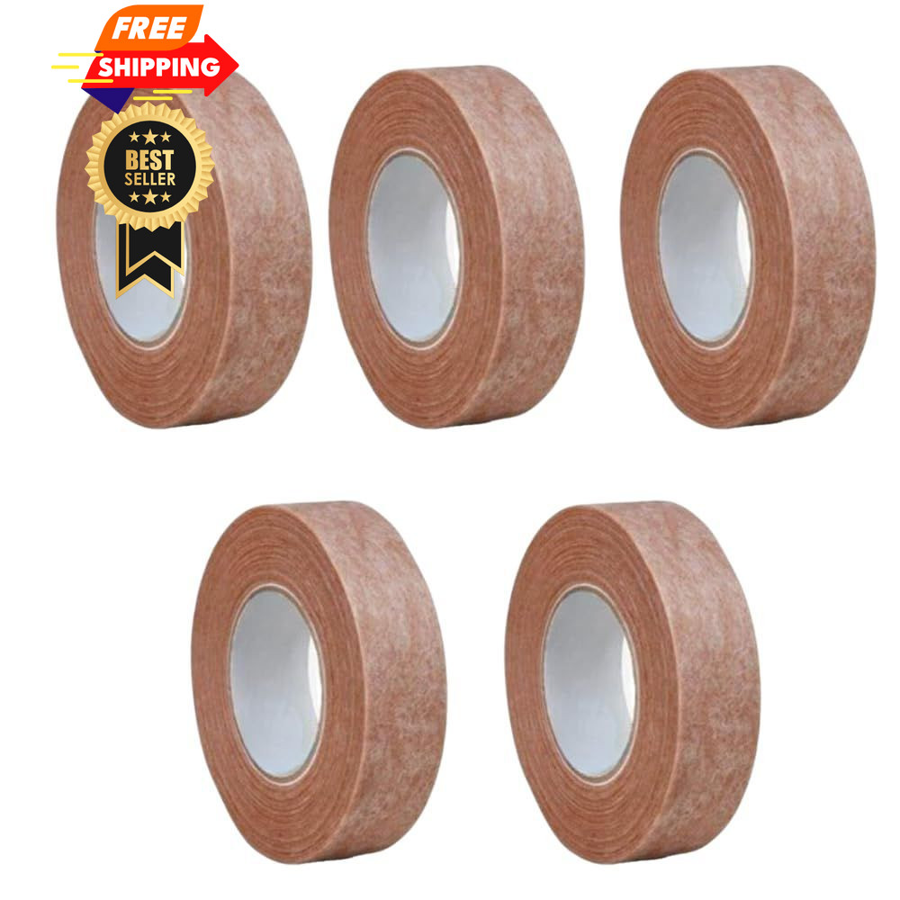 3M Micropore Tan Surgical Tape 1.25 Cm (5 ROLL) Small, Begie 
