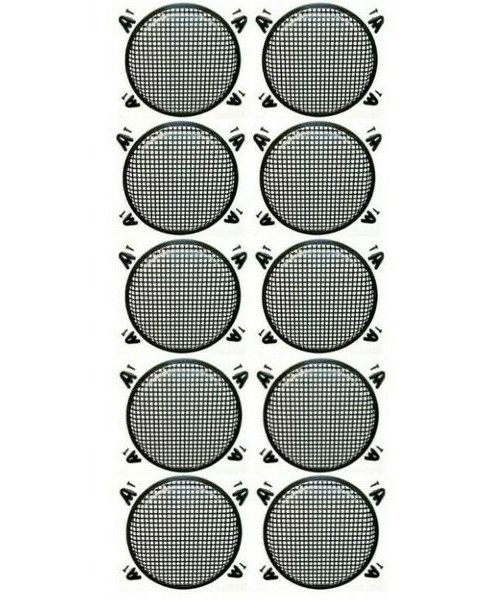 10 MR DJ DJS15 15" Subwoofer Speaker Metal Mesh Cover Waffle Speaker Grill