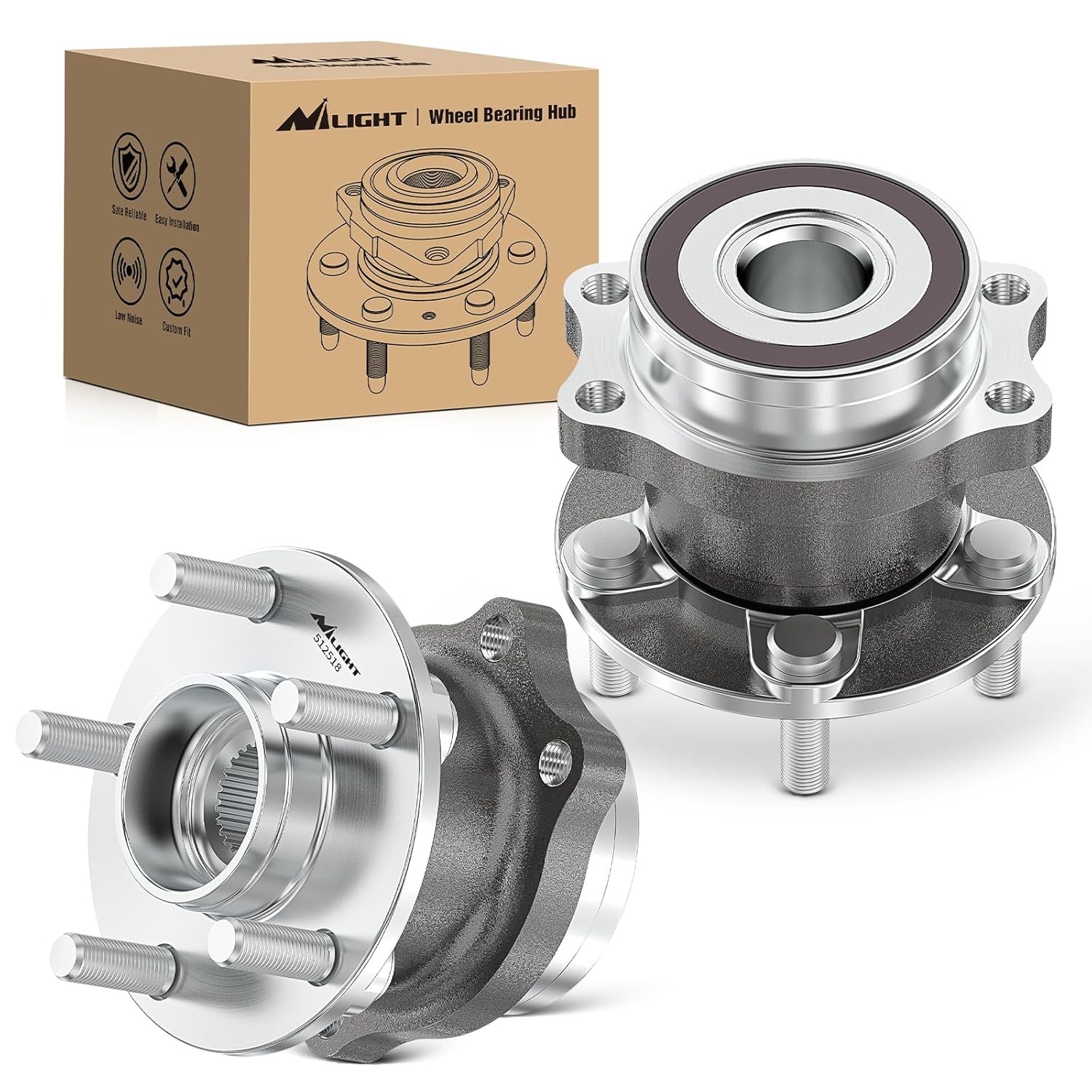 Rear Wheel Bearing Hub Assembly for Subaru Forester Impreza Crosstrek