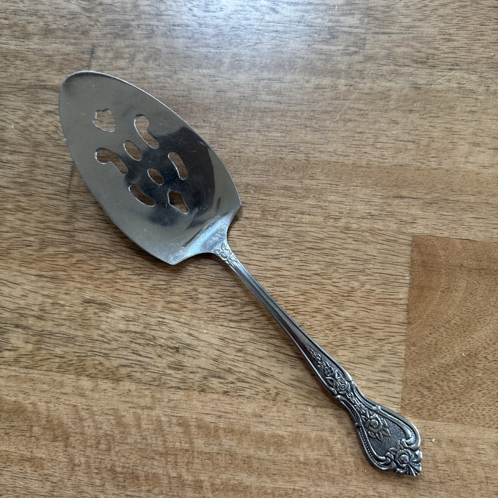 Vintage Normandy Japan Stainless Flatware Pastry Cake Server 