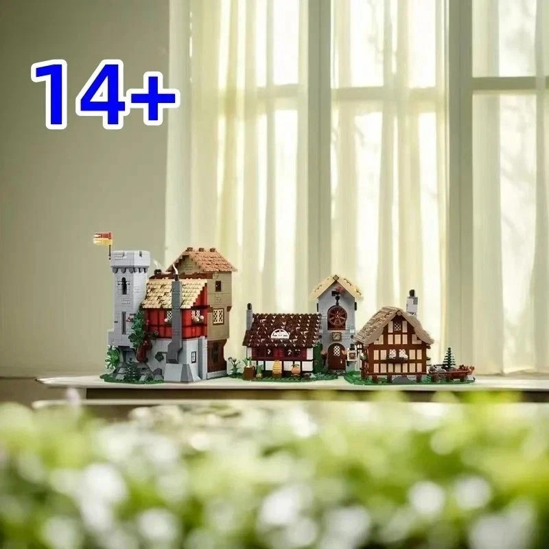 Medieval Town Square set by 3304PCS Building Bricks New Set Gift