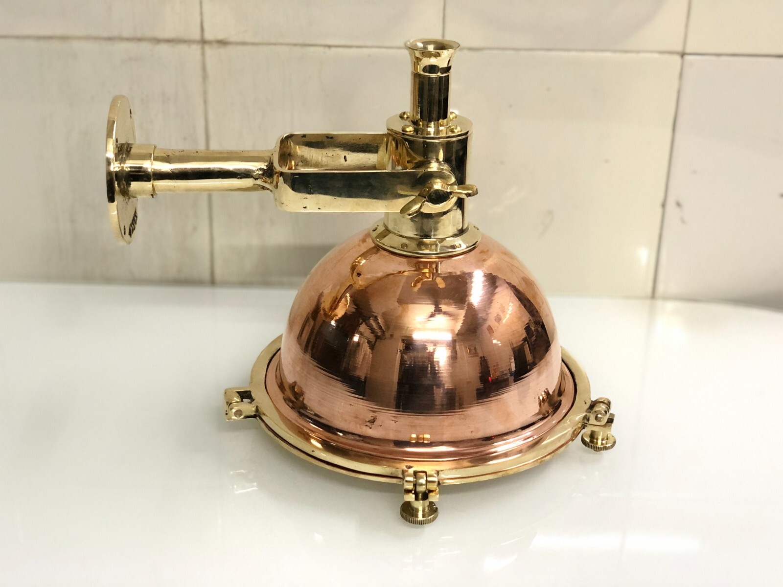 Modern Brass Copper Pendant Lights Nautical Elegance Living Dining Room Fixture