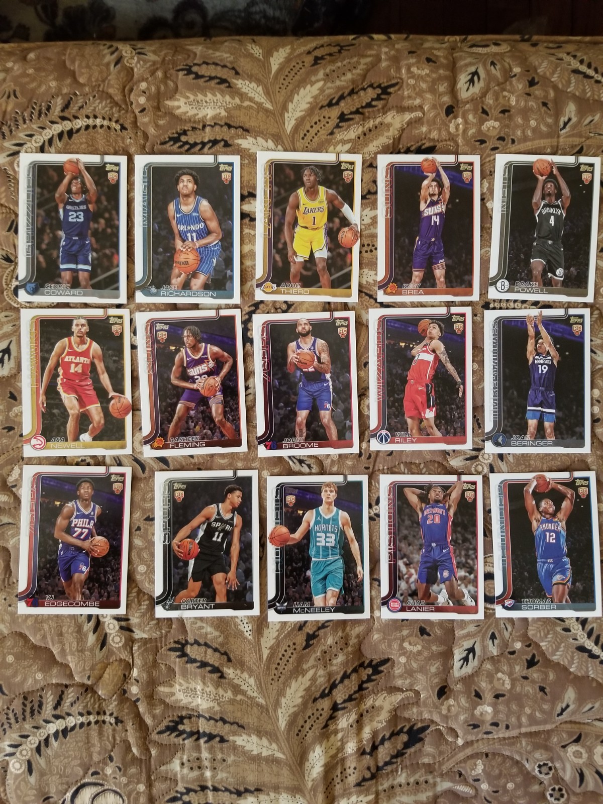 🔥2025/26 TOPPS BASKETBALL🔥15 ROOKIES NO DUPES!! FRESH PACK RIPS!!