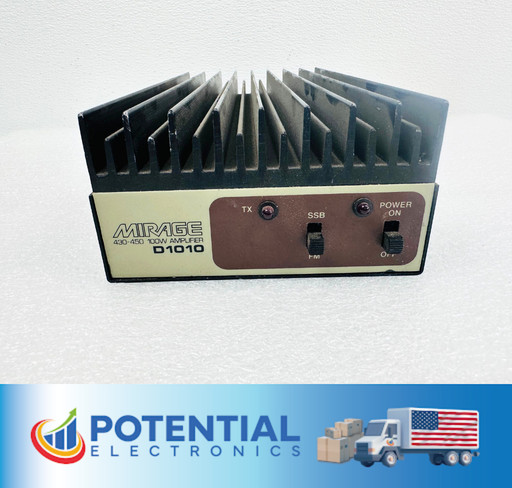 Mirage D1010 UHF Power Amplifier 430-450Mhz 10W In & 100W Out FREE SHIPPING 🚚