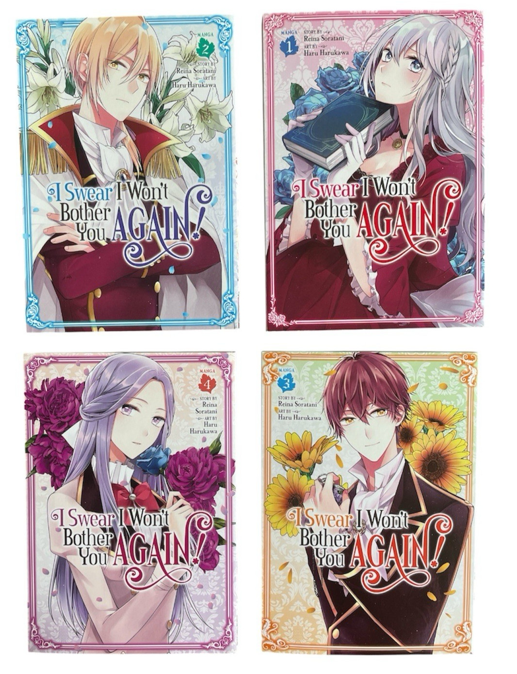 I Swear I Won't Bother You Again! Vol 1-4 English Manga Set Soratani Harukawa