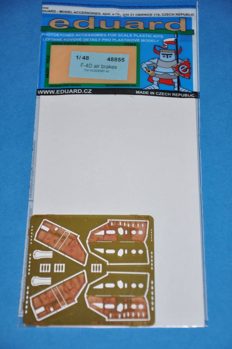 Eduard 1/48 American Army F-4D Airbrake Academy Etched Parts Eduard 48855 F-4 F-