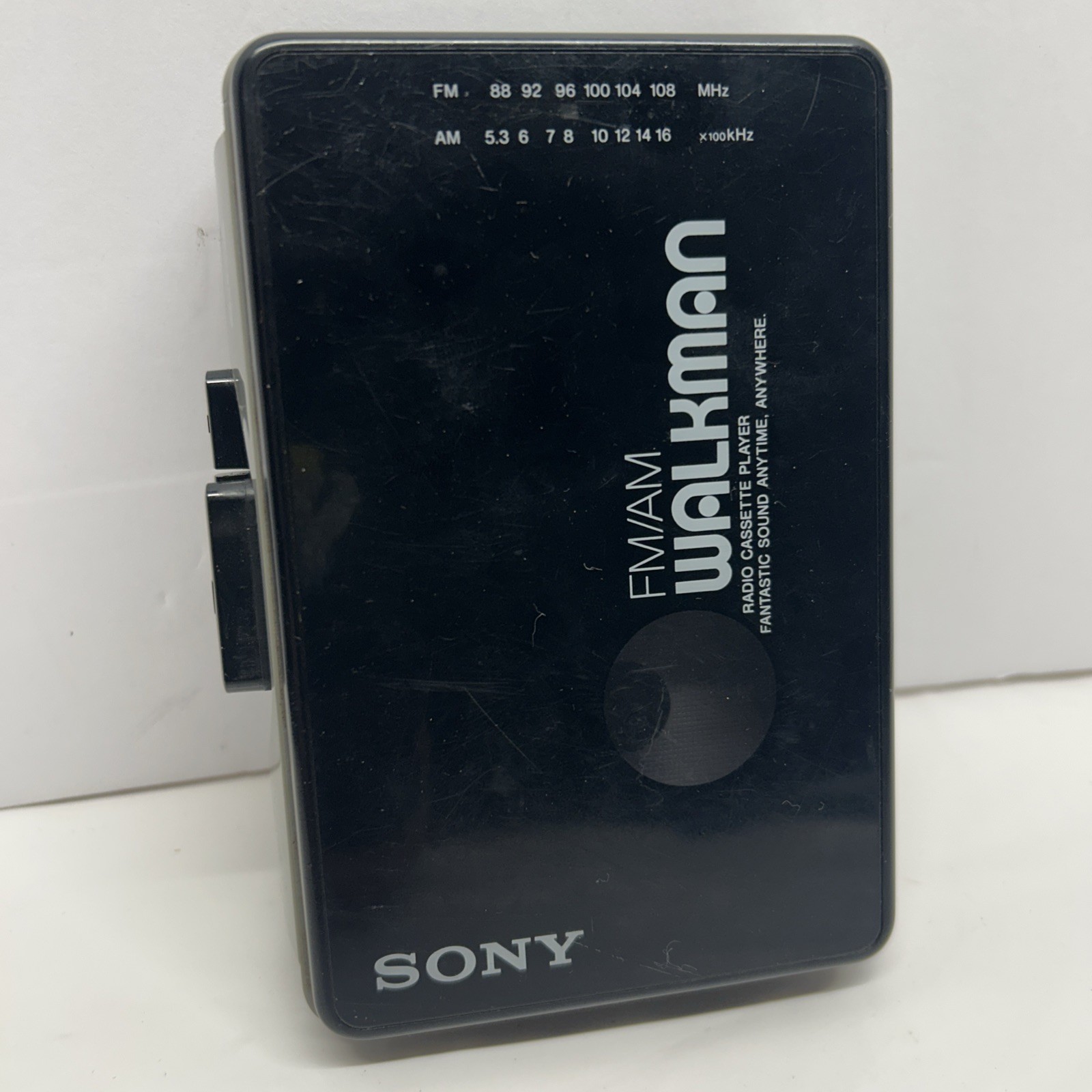 Sony Walkman WM-AF22 Cassette Player FM/AM Radio *New Belts*  *Cleaned*  *Works*