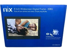 Nix Advance 8 inch Widescreen Digital Photo and HD Video Frame - X08G