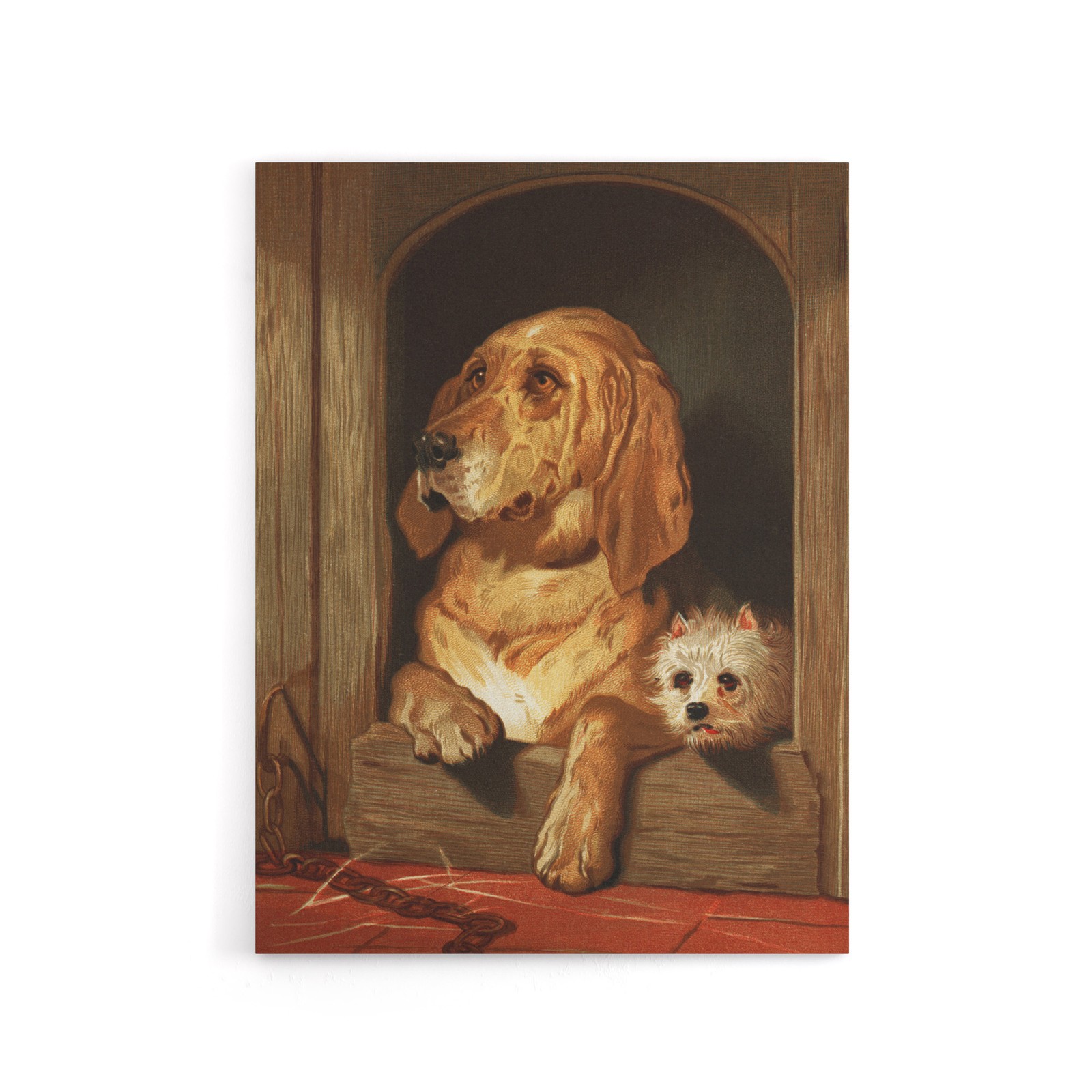 Dignity and Impudence Dog Portrait Landseer Canvas Wall Art