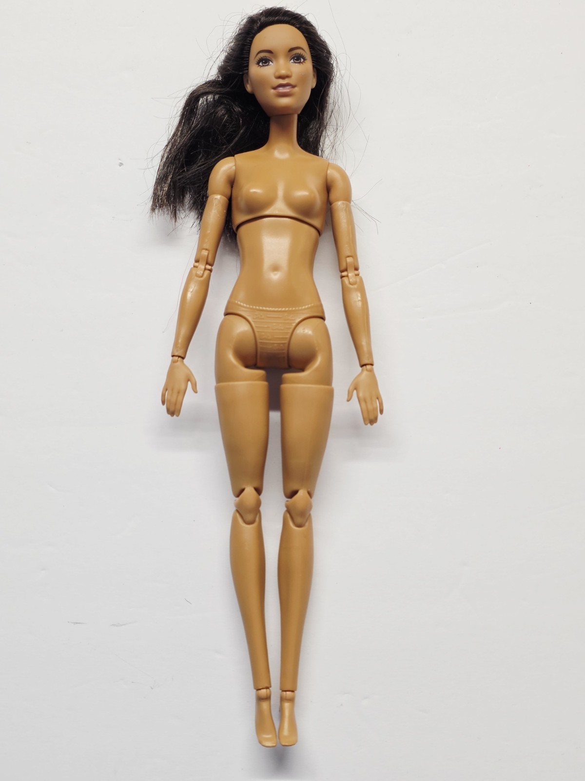 Barbie Made To Move Nude Articulated Doll Brown Hair FCX82 (C)