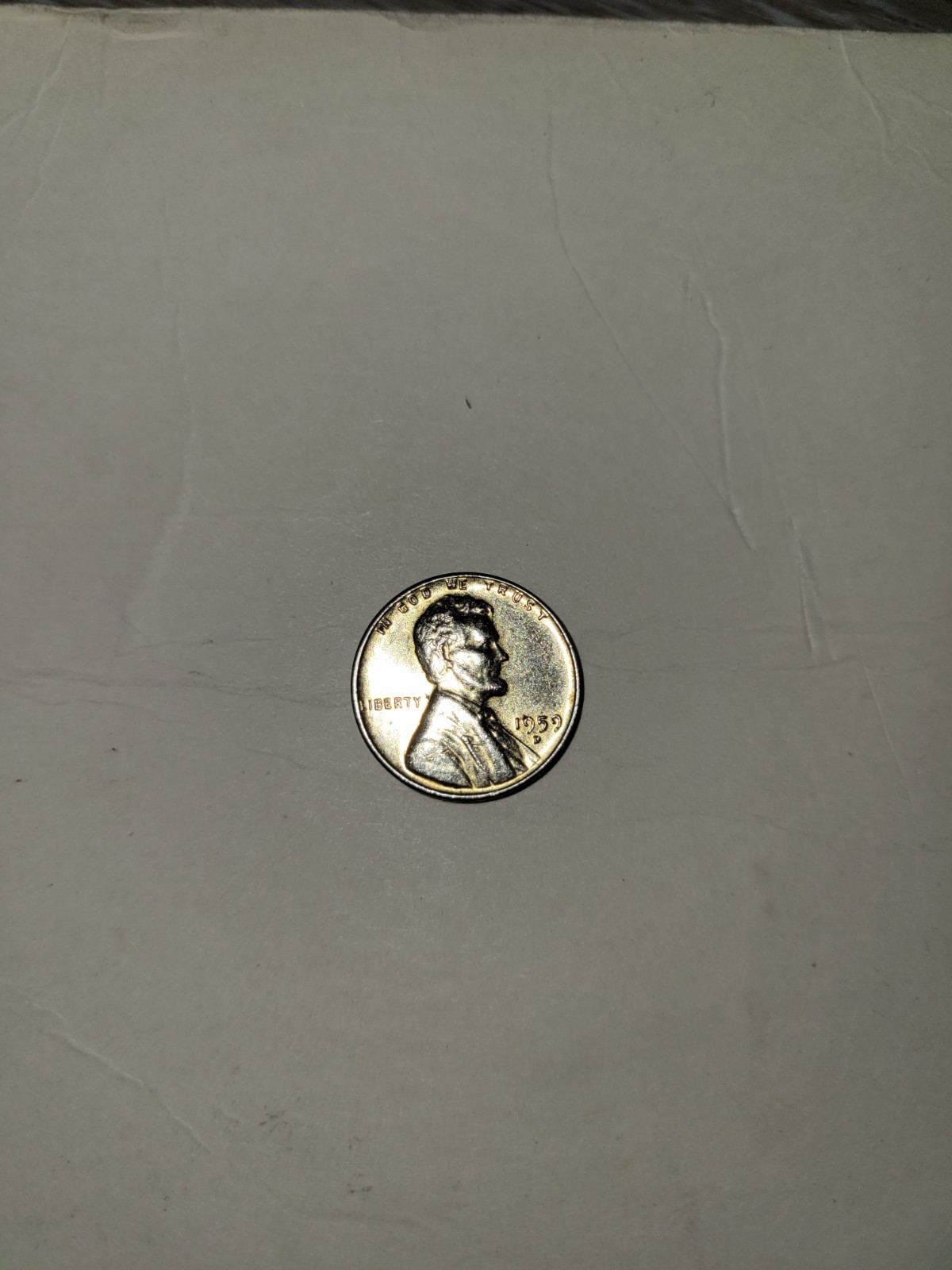 Lincoln Memorial Small Cent 1959-D Denver Mint Uncirculated Copper RD