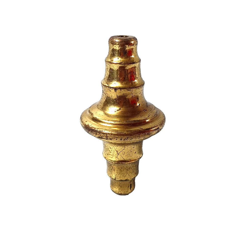 SPACER  small solid hollow Brass BED spindles long polished or antique 4.1/2"