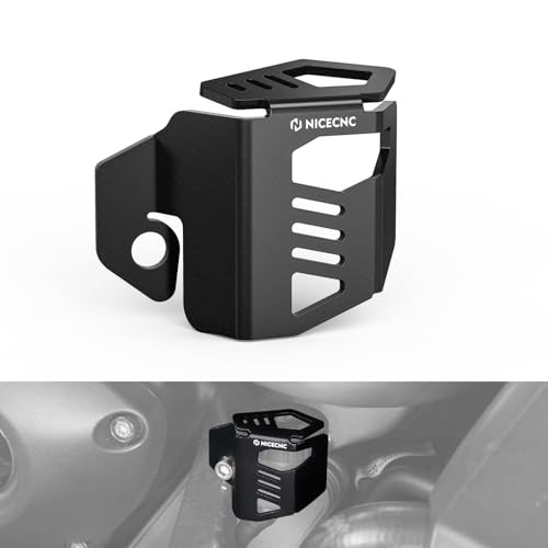  Rear Oil Cup Cap Protector Cover Rear Brake Reservoir Guard Black Compatible 