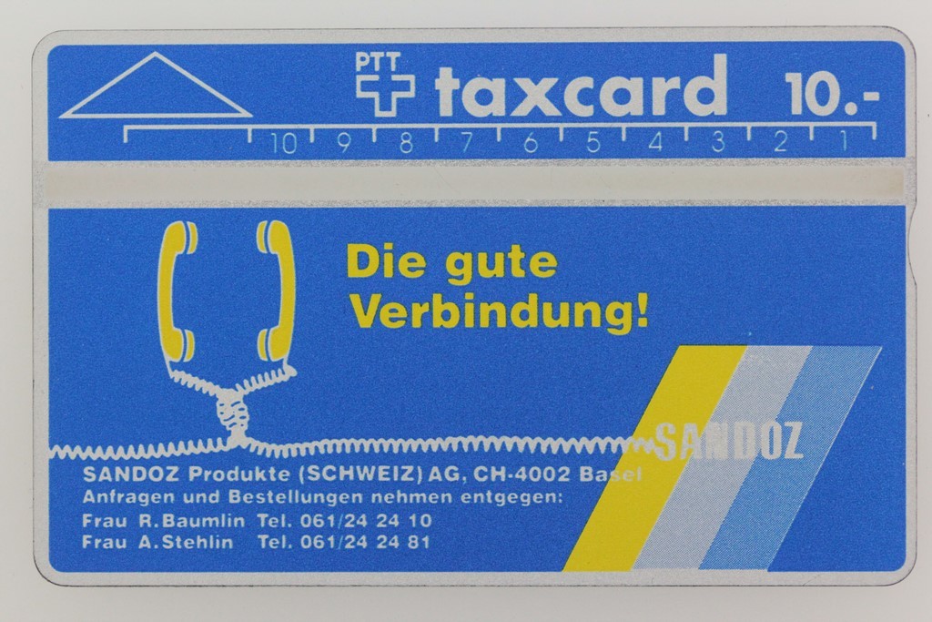 L&G Dummy Sandoz Produkte AG Switzerland Remote Card (53818)
