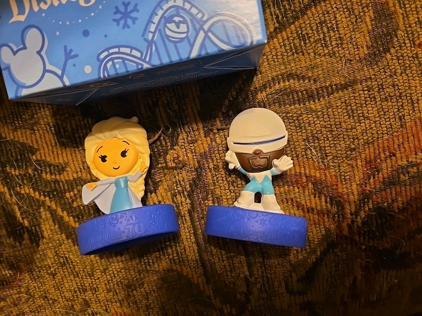 Disneyland 70th Anniversary McDonalds Happy Meal Toy Elsa And Frozone