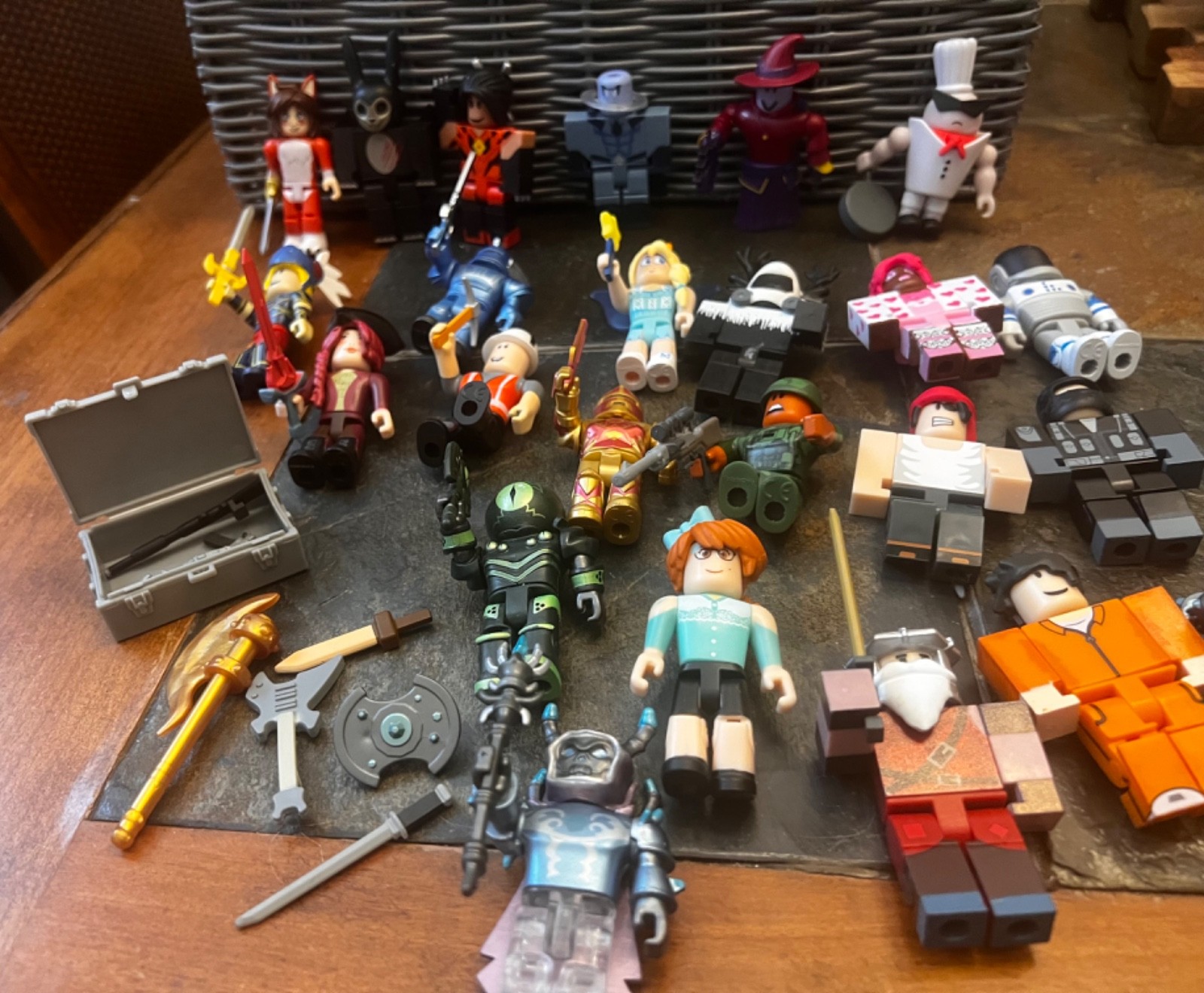 Roblox Action Collection Figures Weapons By Jazwares Lot of 24 Toy No Codes