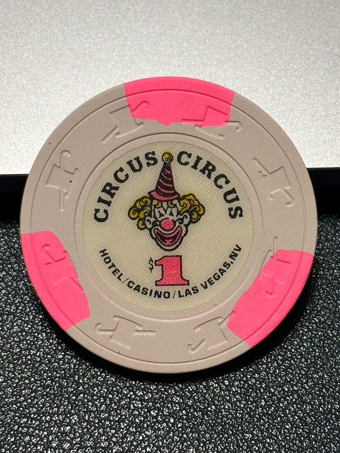 (NICE) $1 CIRCUS CIRCUS CASINO CHIP POKER CHIP LAS VEGAS NEVADA