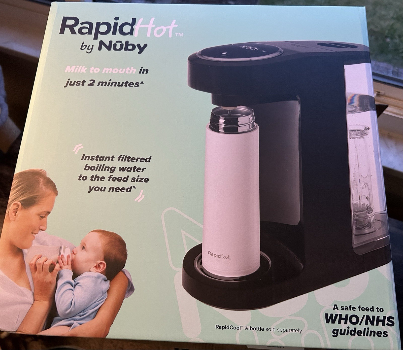 New In Box Nuby Rapidhot Formula Preparation Machine Black